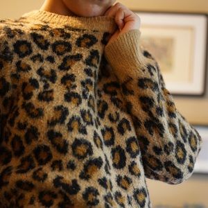 Cheetah Print Sweater